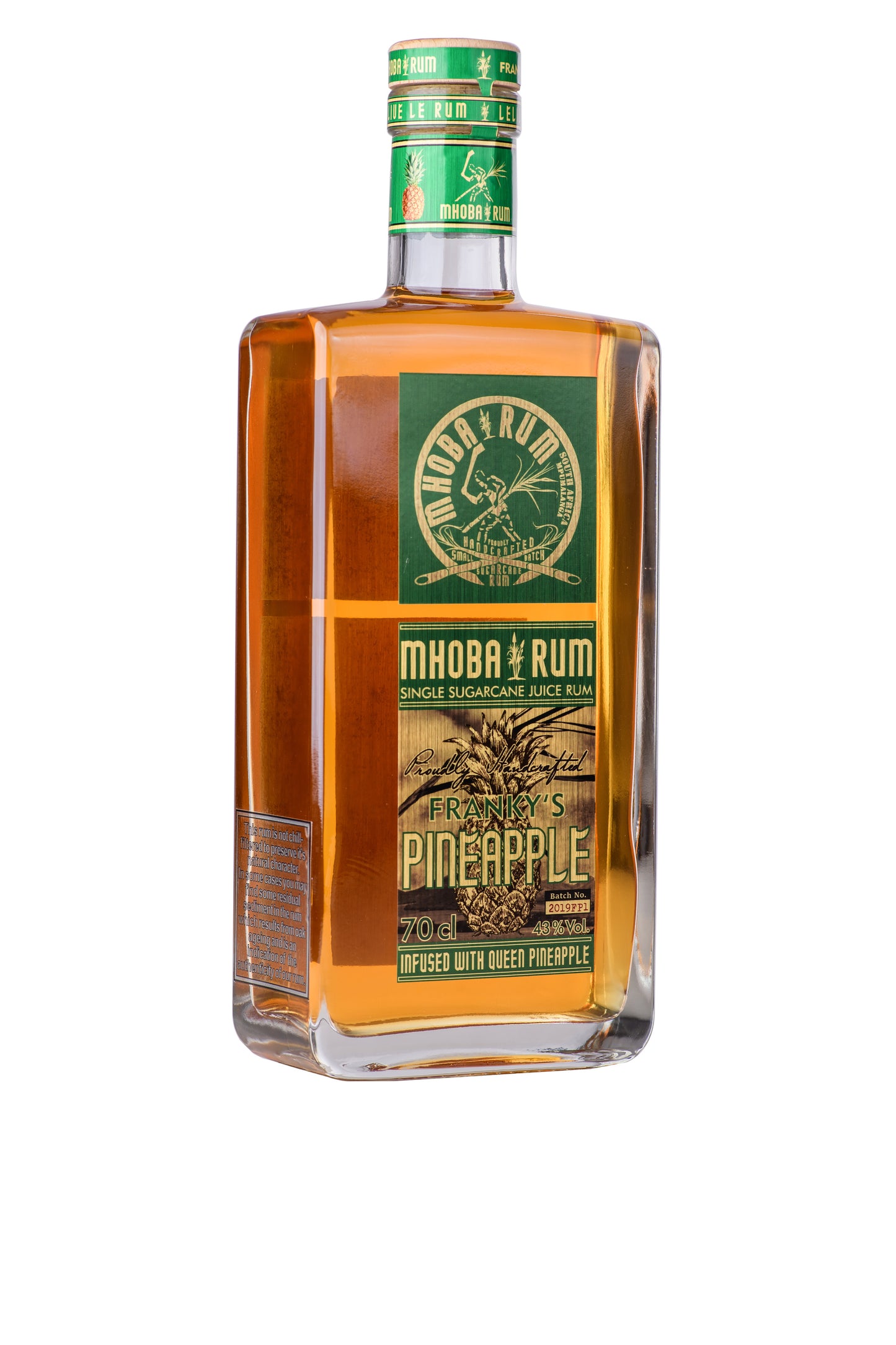 MHOBA Franky's Pineapple 750ml 43% ABV